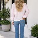  Mirandah Plaid Long Sleeve Sweatshirt