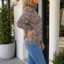  Miriam Print Mock Casual Pullover