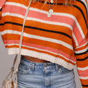  Mirissa Shoulder Cropped Pullover Sweater