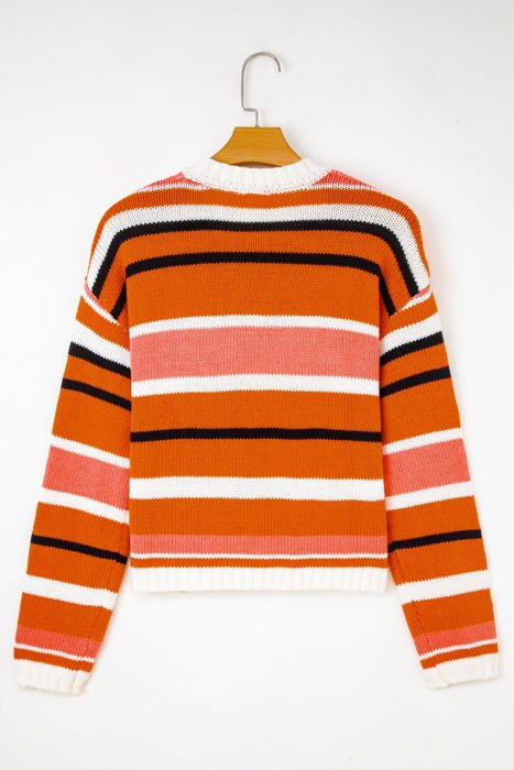 Mirissa Shoulder Cropped Pullover Sweater
