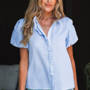  Monica Short Bubble Sleeve Shirt