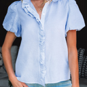  Monica Short Bubble Sleeve Shirt