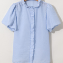  Monica Short Bubble Sleeve Shirt