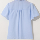  Monica Short Bubble Sleeve Shirt
