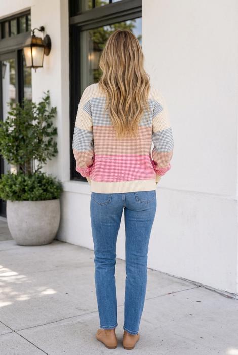 Mya Sleeve Pullover Sweater Long Sleeve Top