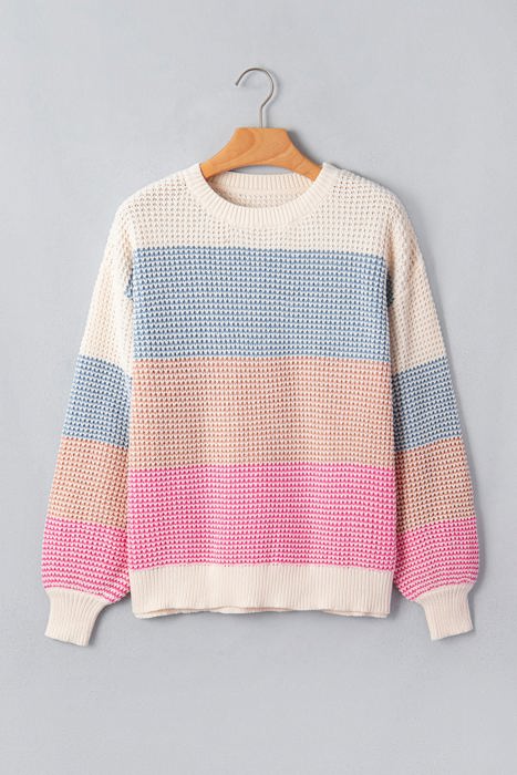 Mya Sleeve Pullover Sweater Long Sleeve Top