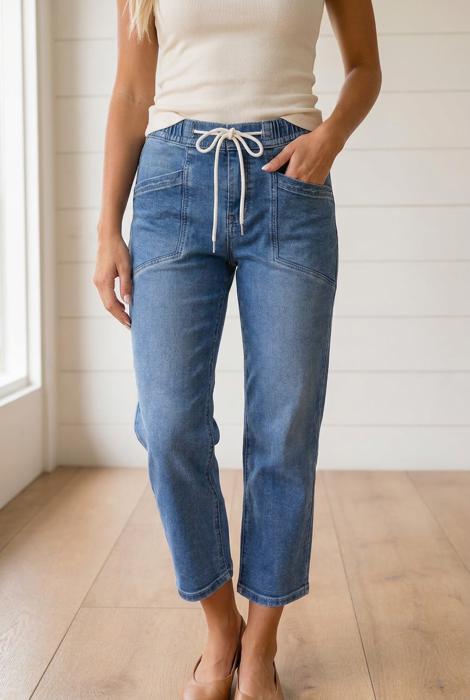 Mylah Length Casual Jeans