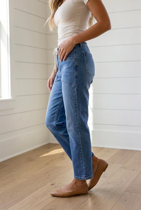 Mylah Length Casual Jeans
