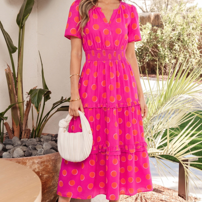 Myra High Waist Midi Dress