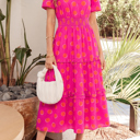  Myra High Waist Midi Dress