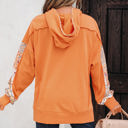  Myrassa Side Slit Drawstring Hoodie