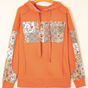  Myrassa Side Slit Drawstring Hoodie