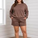  Nadia Sleeve Two Piece PLUS Set