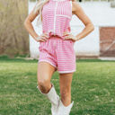  Nala Contrast Trim Casual Tank Set