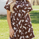 Natalia Edge Down Short Dress