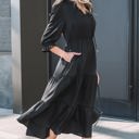  Natasha Sleeve Tiered Maxi Dress