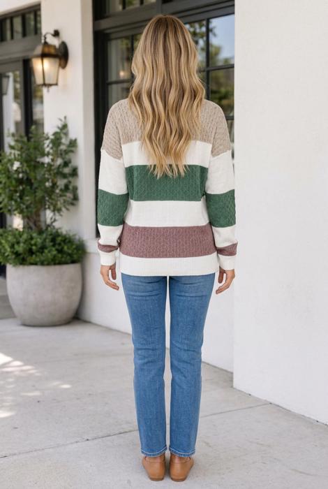 Nathalia Block Loose Sweater