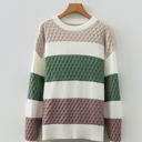  Nathalia Block Loose Sweater
