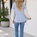  Nathalia Contrast Long Sleeve Tops