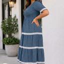 Nathalia Flared Midi PLUS Dress