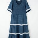 Nathalia Flared Midi PLUS Dress