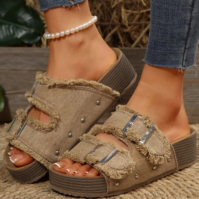 Nellie Detial Retro Slippers