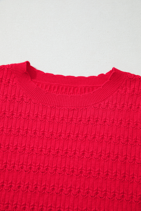 Nellie Knit Ribbed Cuffs Sweater