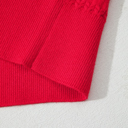  Nellie Knit Ribbed Cuffs Sweater