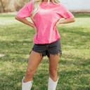  Neriah Mineral Washed Oversize Tee