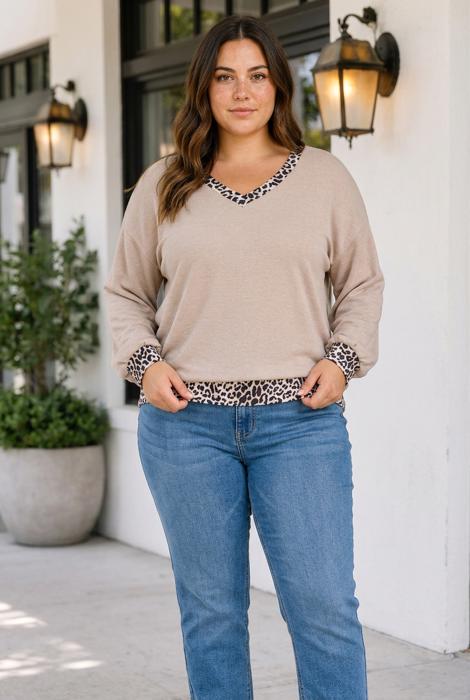 Nevaeh Long Sleeve PLUS Top