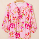 Nicole Puffy Half Sleeve Blouse