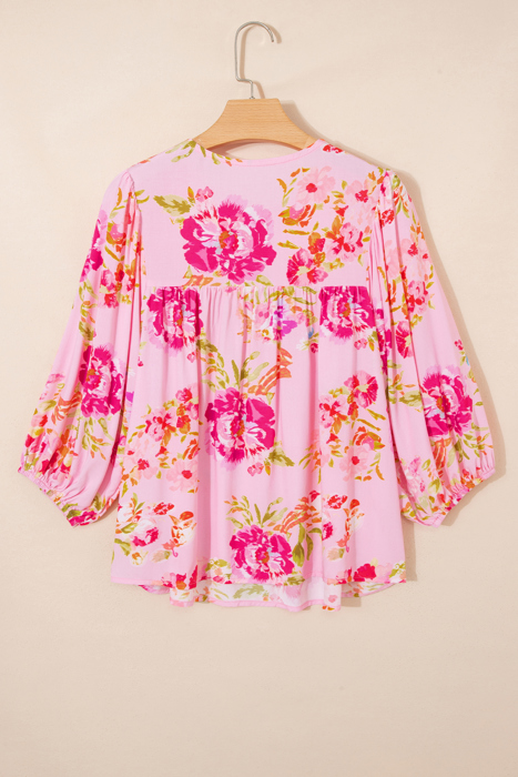 Nicole Puffy Half Sleeve Blouse