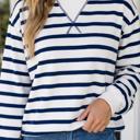  Nicole Ribbed Cuff Hem Sweatshirt