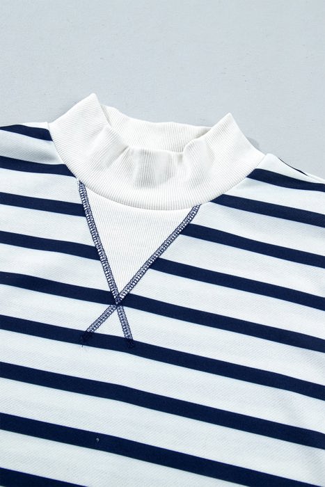 Nicole Ribbed Cuff Hem Sweatshirt