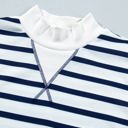  Nicole Ribbed Cuff Hem Sweatshirt
