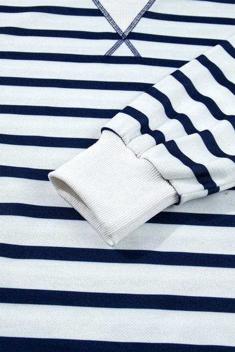 Nicole Ribbed Cuff Hem Sweatshirt