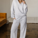  Nina Drawstring Sweatpants Set