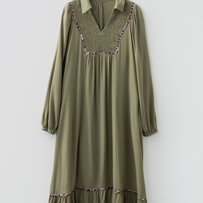 Noa Bracelet Sleeve Long Dress