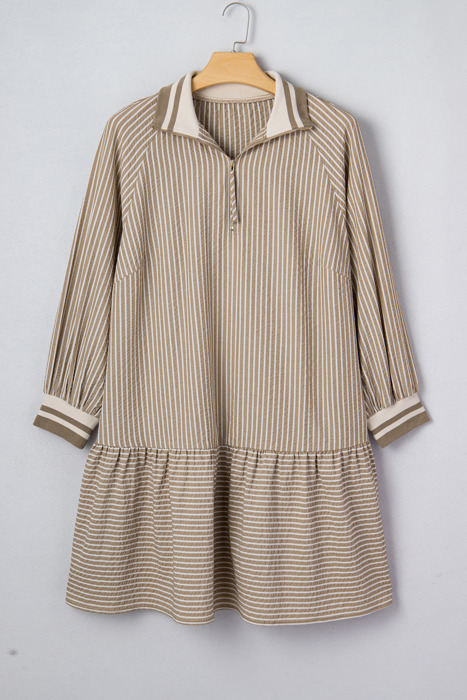 Noor Sleeve Ruffled Mini PLUS Dress