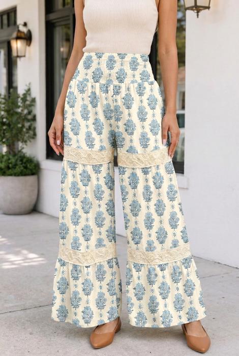 Nova Detail Wide Leg Pants