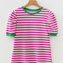  Nova Sleeve Contrast Trim Tee