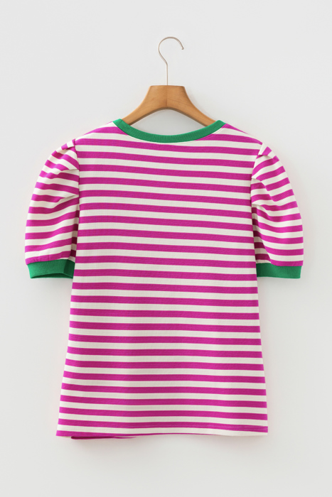 Nova Sleeve Contrast Trim Tee