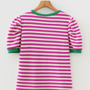  Nova Sleeve Contrast Trim Tee