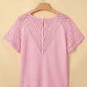  Nyomi Cutout Waffle Knit Blouse