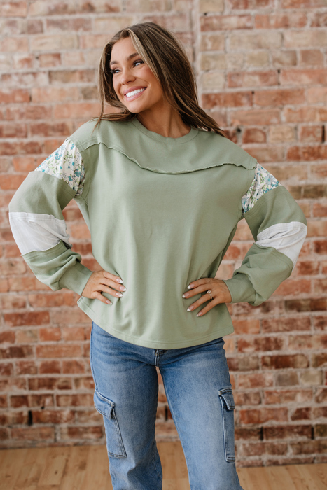 Oaklee Relaxed French Terry Top