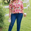  Oaklynn Puff Short Sleeve PLUS Top