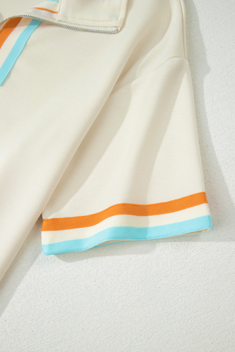 Ocean Half Zip Polo Tee Set