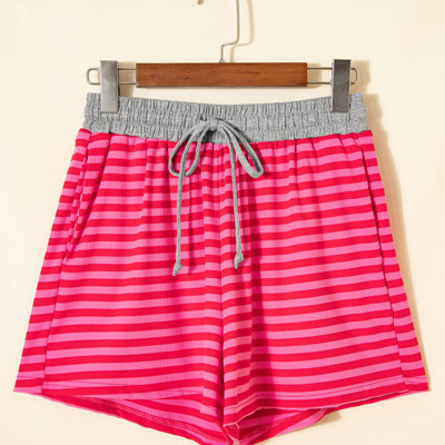 Ocean Waist Casual Ribbed Shorts