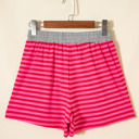  Ocean Waist Casual Ribbed Shorts