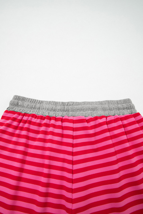 Ocean Waist Casual Ribbed Shorts